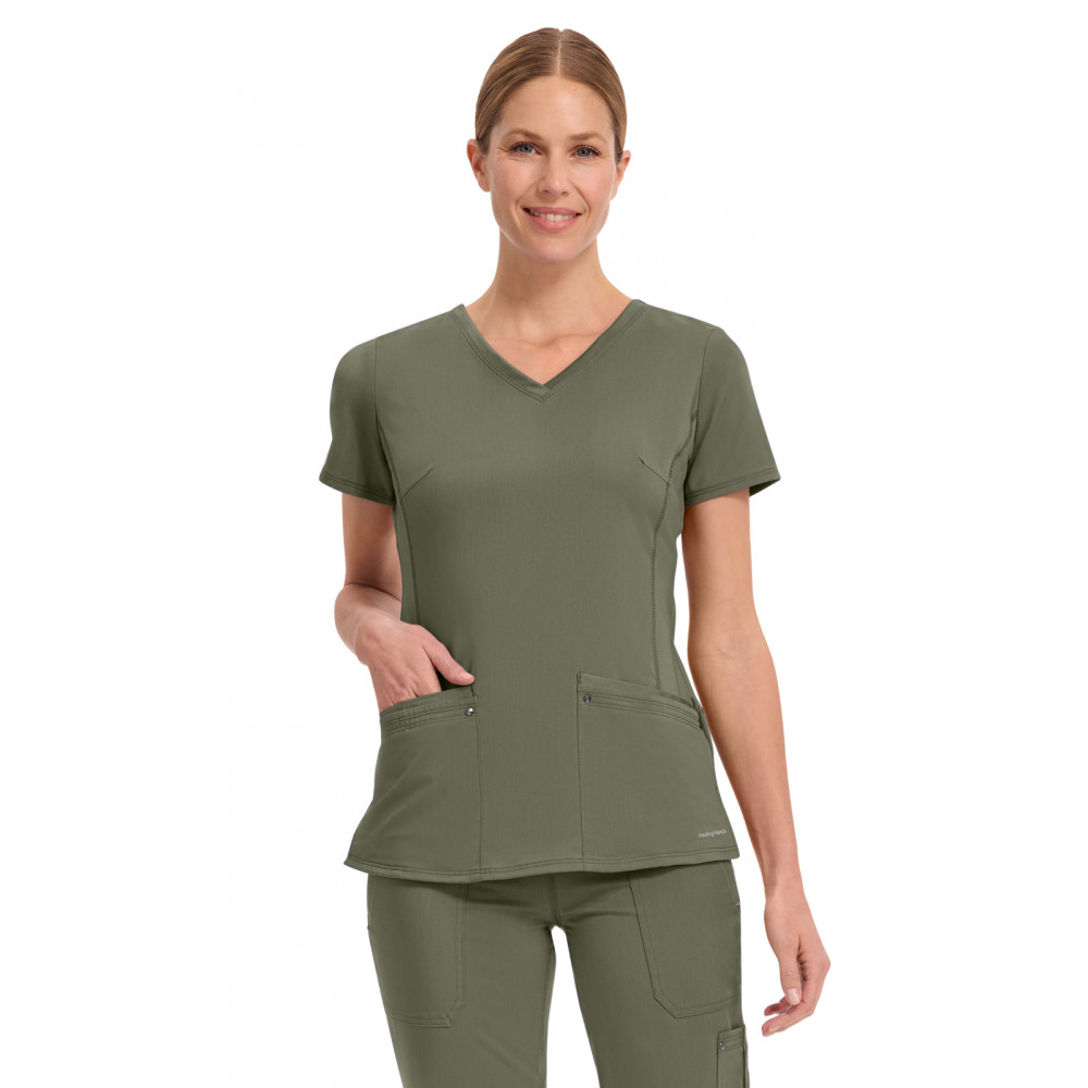 Healing Hands - HH Purple Label - Women's 2-Pocket Juliet Stylish V-Neck Top Healing Hands - HH Purple Label - Women's 2-Pocket Juliet Stylish V-Neck Top