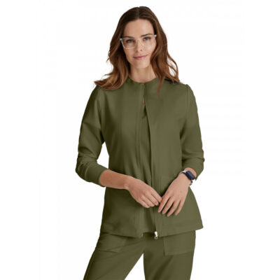 Barco Unify - Women's Three-Pocket Zip-Up Team Warm-Up Scrub Jacket