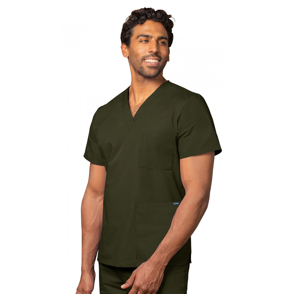 Adar - Universal - Unisex 3-Pocket V-Neck Top Adar - Universal - Unisex 3-Pocket V-Neck Top