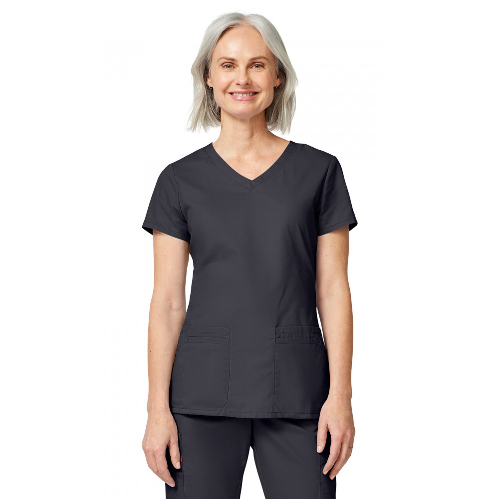 Dickies Medical - EDS Signature - Women's 4-Pocket V-Neck Top Dickies Medical - EDS Signature - Women's 4-Pocket V-Neck Top