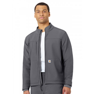 Carhartt Scrubs - Rugged Flex Peak - Men's Three-Pocket Bonded Fleece Jacket