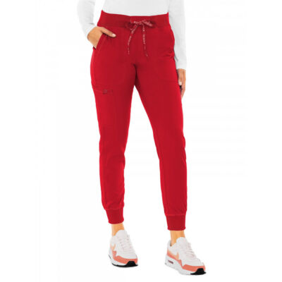 Med Couture - MC Touch - Women's 5-Pocket Rib-Knit Waistband Pant