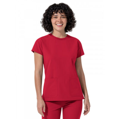 Wink - Nurtur - Women's Two-Pocket Cap Sleeve Crew Neck Scrub Top