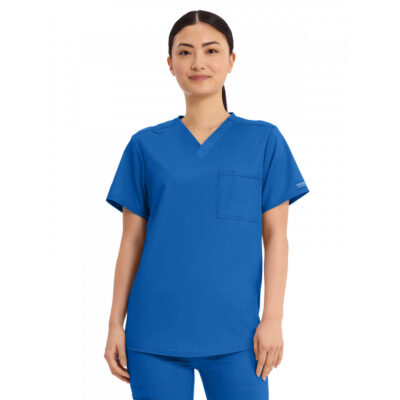 Cherokee - Workwear Revolution - Unisex 1-Pocket Tuckable V-Neck Top