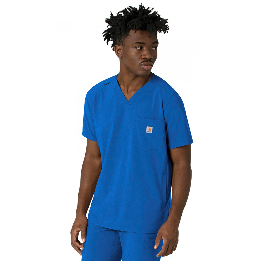 Carhartt Scrubs - Force Cross-Flex - Men's Three-Pocket V-Neck Top