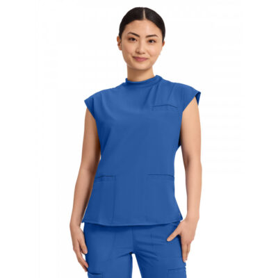Infinity - Women's 4-Pocket Mock Neck Top