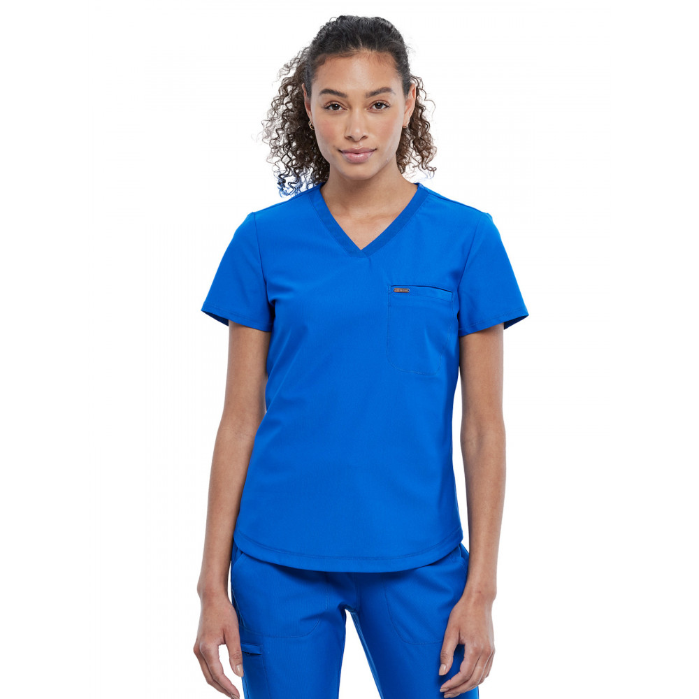 Cherokee - Form - Women's 1-Pocket Tuckable V-Neck Top Cherokee - Form - Women's 1-Pocket Tuckable V-Neck Top