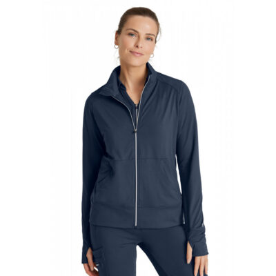 Barco One Performance Knit - Women's Two-Pocket Arena Warm-Up Scrub Jacket