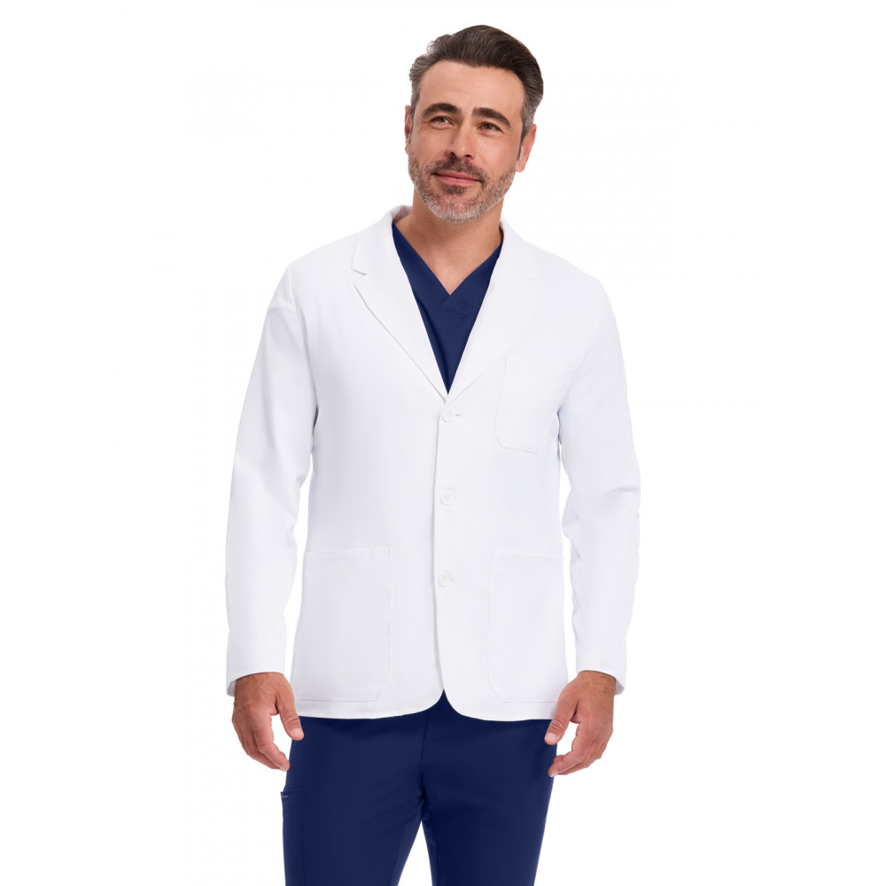 Healing Hands - The White Coat - Men's Five-Pocket 30.5" Leo Consultation Lab Coat