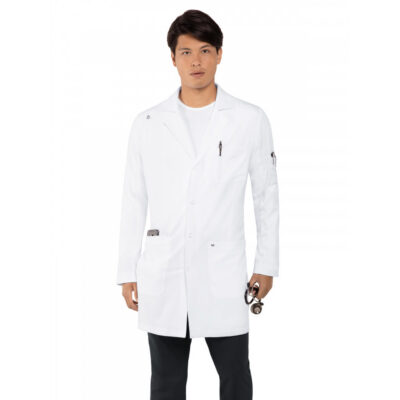 koi - Next Gen - Men's Five-Pocket 38" His Everyday Stretch Lab Coat