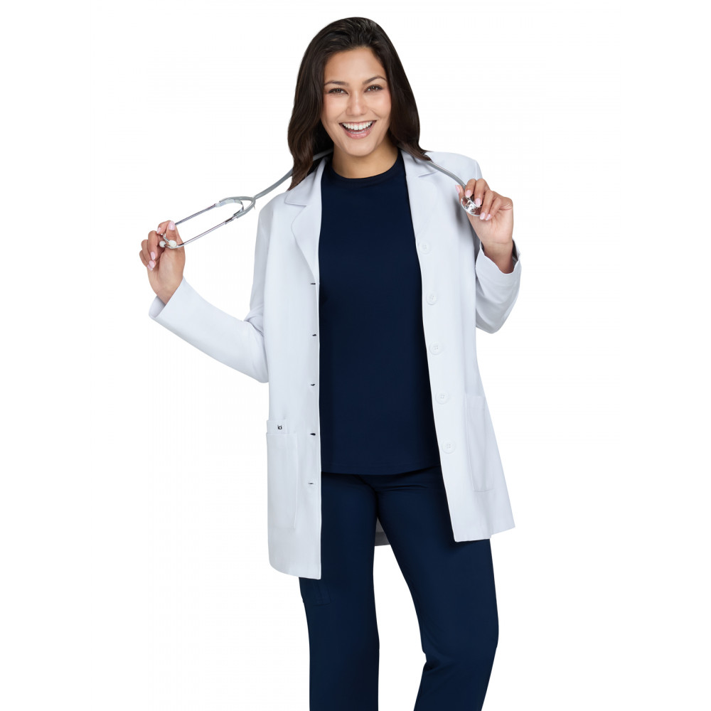koi - Essentials - Womens Three-Pocket Water Repellent 32" Connect Lab Coat koi - Essentials - Womens Three-Pocket Water Repellent 32" Connect Lab Coat