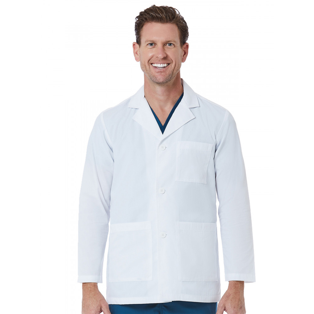 Maevn - Red Panda - Men's Three-Pocket 30" Consultation Lab Coat Maevn - Red Panda - Men's Three-Pocket 30" Consultation Lab Coat