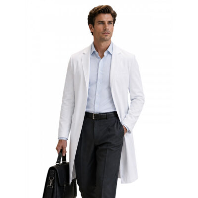 Parkley - Men's Seven-Pocket 36" Premium Long Perfect Lab Coat