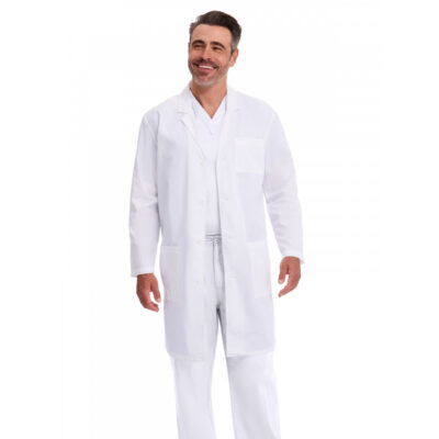 Dickies Medical - EDS Professional Whites - Unisex Three-Pocket 40" Full-Length Lab Coat