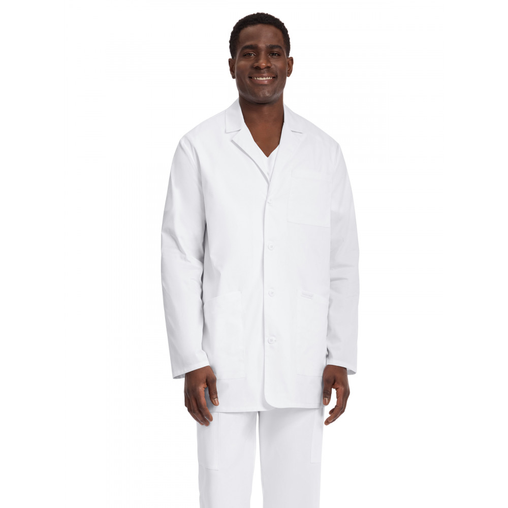 Cherokee - Project Lab - Men's 3-Pocket 35" Mid-Length Lab Coat Cherokee - Project Lab - Men's 3-Pocket 35" Mid-Length Lab Coat