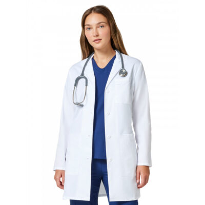 Cherokee - Project Lab - Women's Three-Pocket 33" Mid-Length Lab Coat