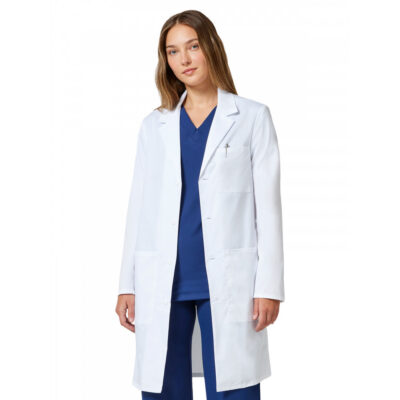 Cherokee - Project Lab - Unisex Three-Pocket 38" Full-Length Lab Coat