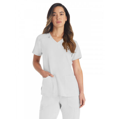 Dickies Medical - EDS Essentials - Women's 2-Pocket Contemporary V-Neck Top