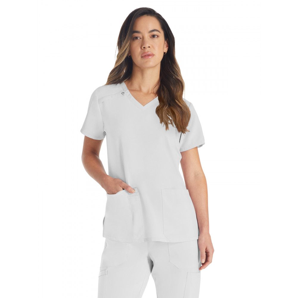 Dickies Medical - EDS Essentials - Women's 2-Pocket Contemporary V-Neck Top Dickies Medical - EDS Essentials - Women's 2-Pocket Contemporary V-Neck Top