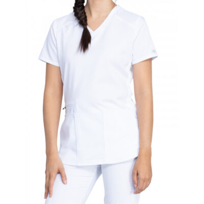 Dickies Medical - Balance - Women's 5-Pocket Rib Knit V-Neck Top