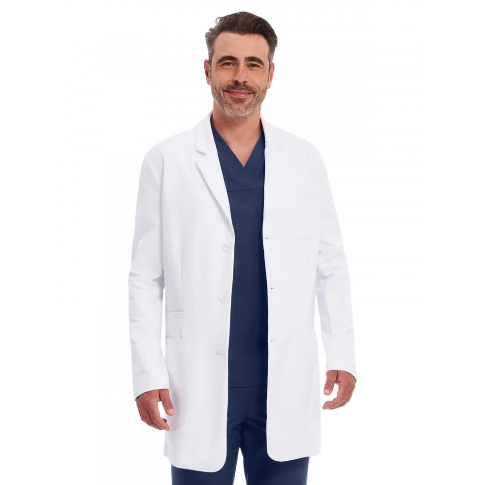 Medelita Lab Coats - Men's 4-Pocket 36" Francis Lab Coat Medelita Lab Coats - Men's 4-Pocket 36" Francis Lab Coat