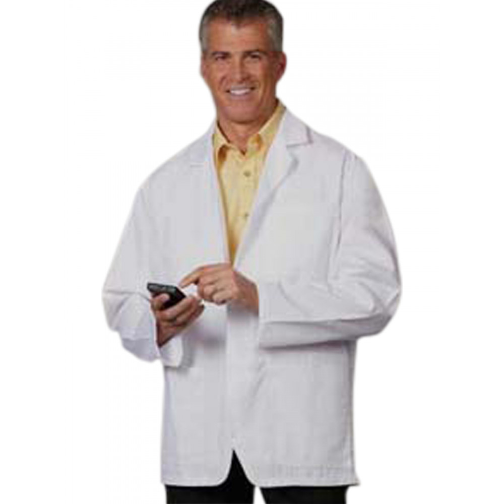 Fashion Seal - Men's Multi-Pocket 30" Consultation Lab Coat Fashion Seal - Men's Multi-Pocket 30" Consultation Lab Coat