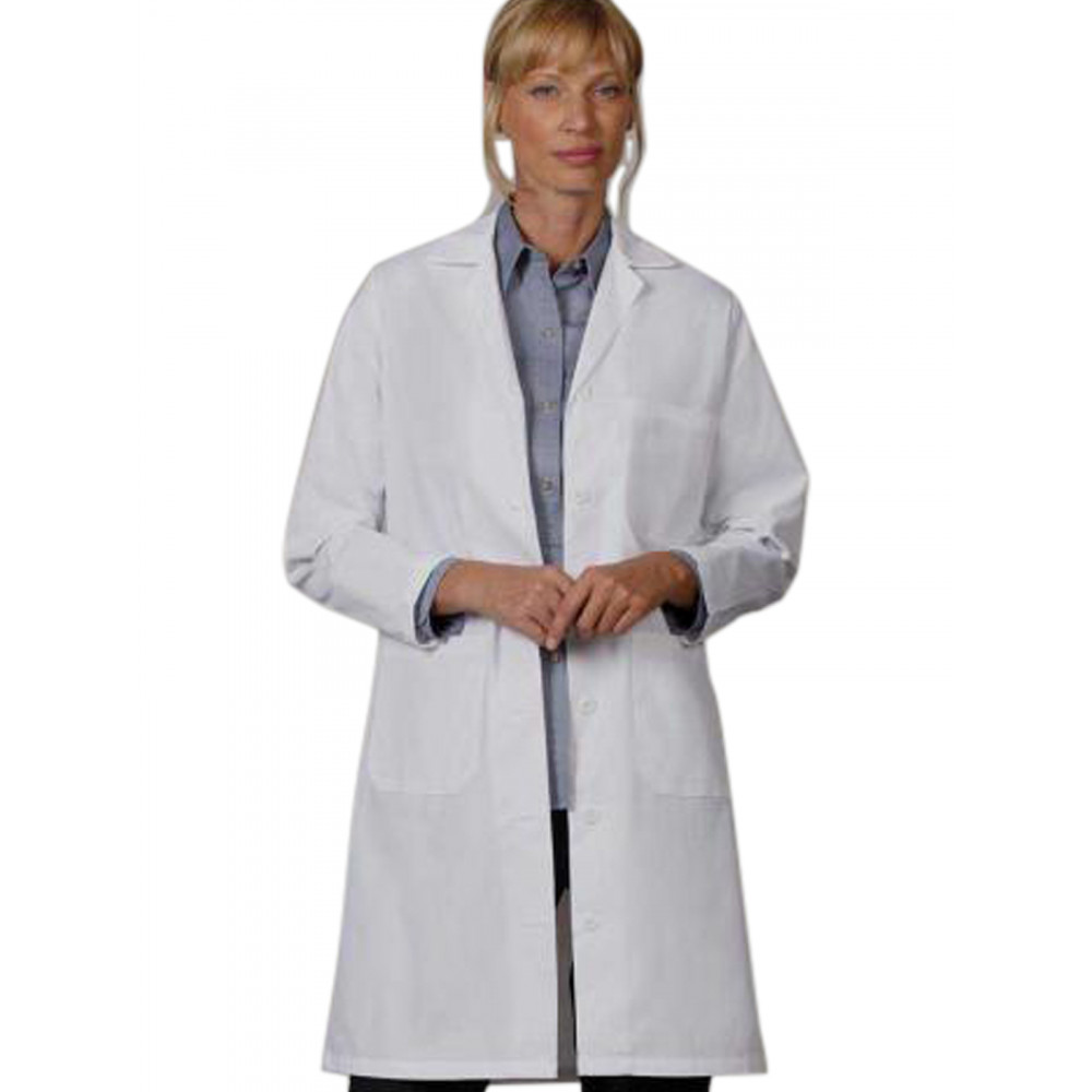 Fashion Seal - Women's Three-Pocket 39" Full-Length Lab Coat Fashion Seal - Women's Three-Pocket 39" Full-Length Lab Coat