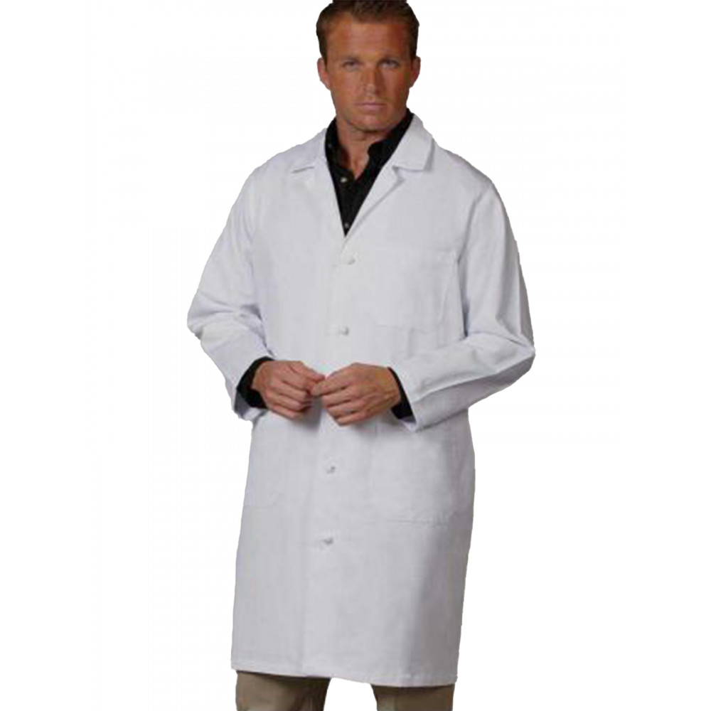 Fashion Seal Lab Coats - Unisex Three-Pocket 41" Full-Length Knot Button Lab Coat Fashion Seal Lab Coats - Unisex Three-Pocket 41" Full-Length Knot Button Lab Coat