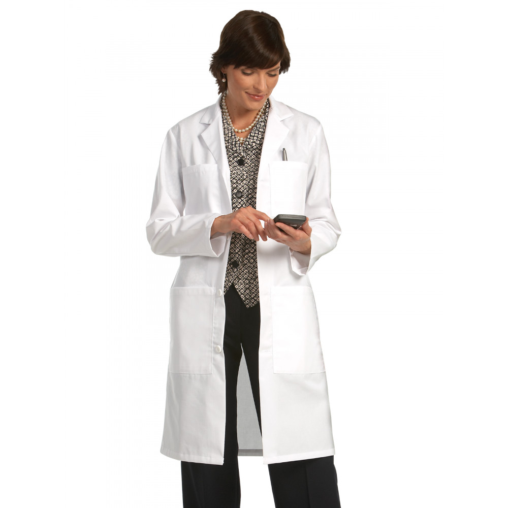 Fashion Seal - Unisex Six-Pocket 41" Full-Length Lab Coat