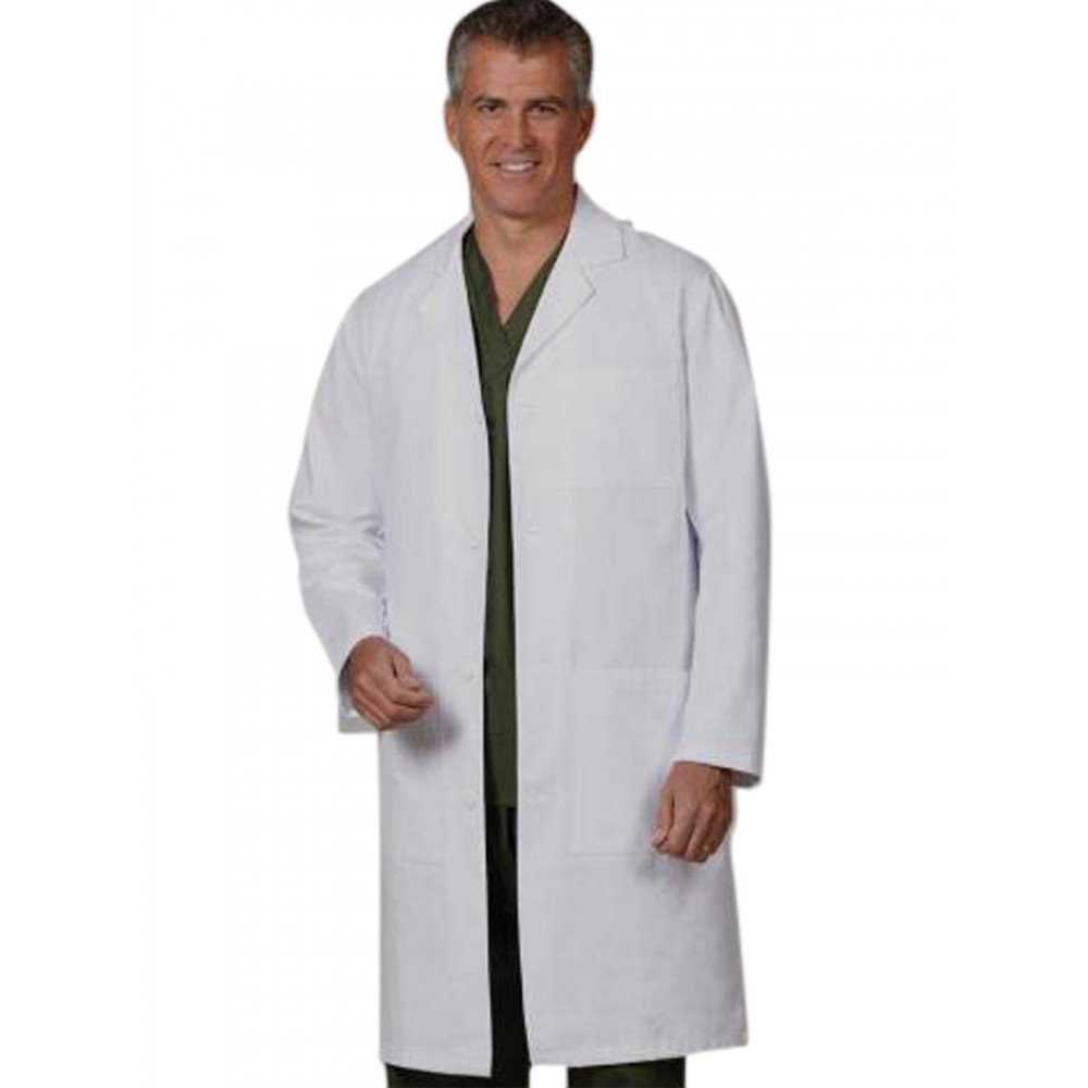 Fashion Seal - Unisex Three-Pocket 41" Full-Length Lab Coat Fashion Seal - Unisex Three-Pocket 41" Full-Length Lab Coat