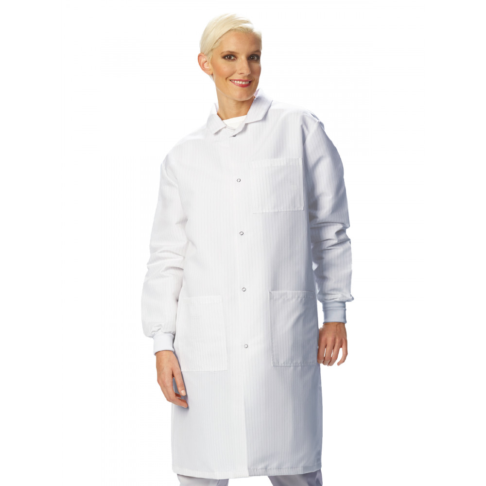 Fashion Seal - Fashion Seal Reusable Protective Apparel - Unisex Three-Pocket Snap-Front Barrier Protective Lab Coat Fashion Seal - Fashion Seal Reusable Protective Apparel - Unisex Three-Pocket Snap-Front Barrier Protective Lab Coat