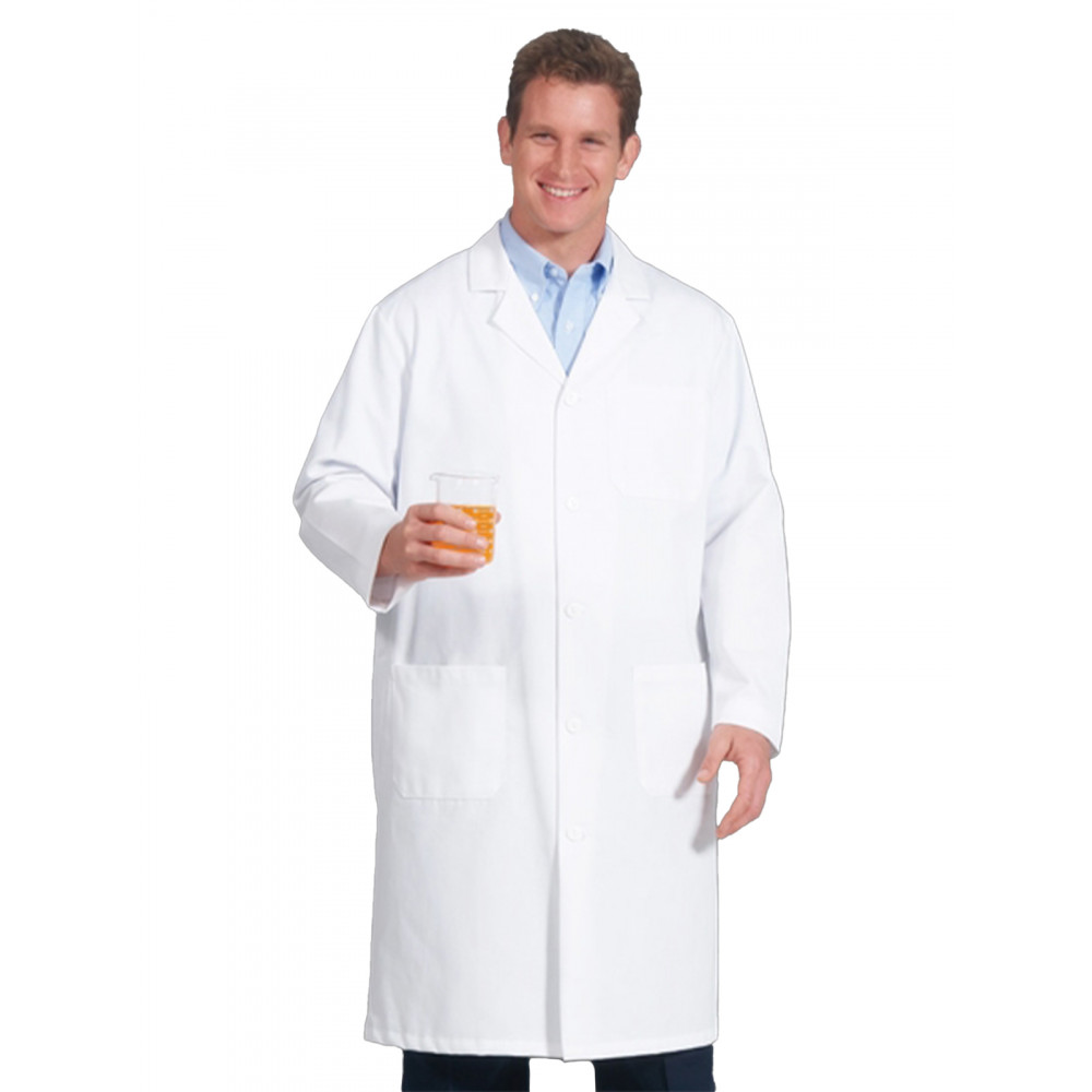 Fashion Seal Lab Coats - Men's Three-Pocket 45" Full-Length Extra Long Lab Coat Fashion Seal Lab Coats - Men's Three-Pocket 45" Full-Length Extra Long Lab Coat
