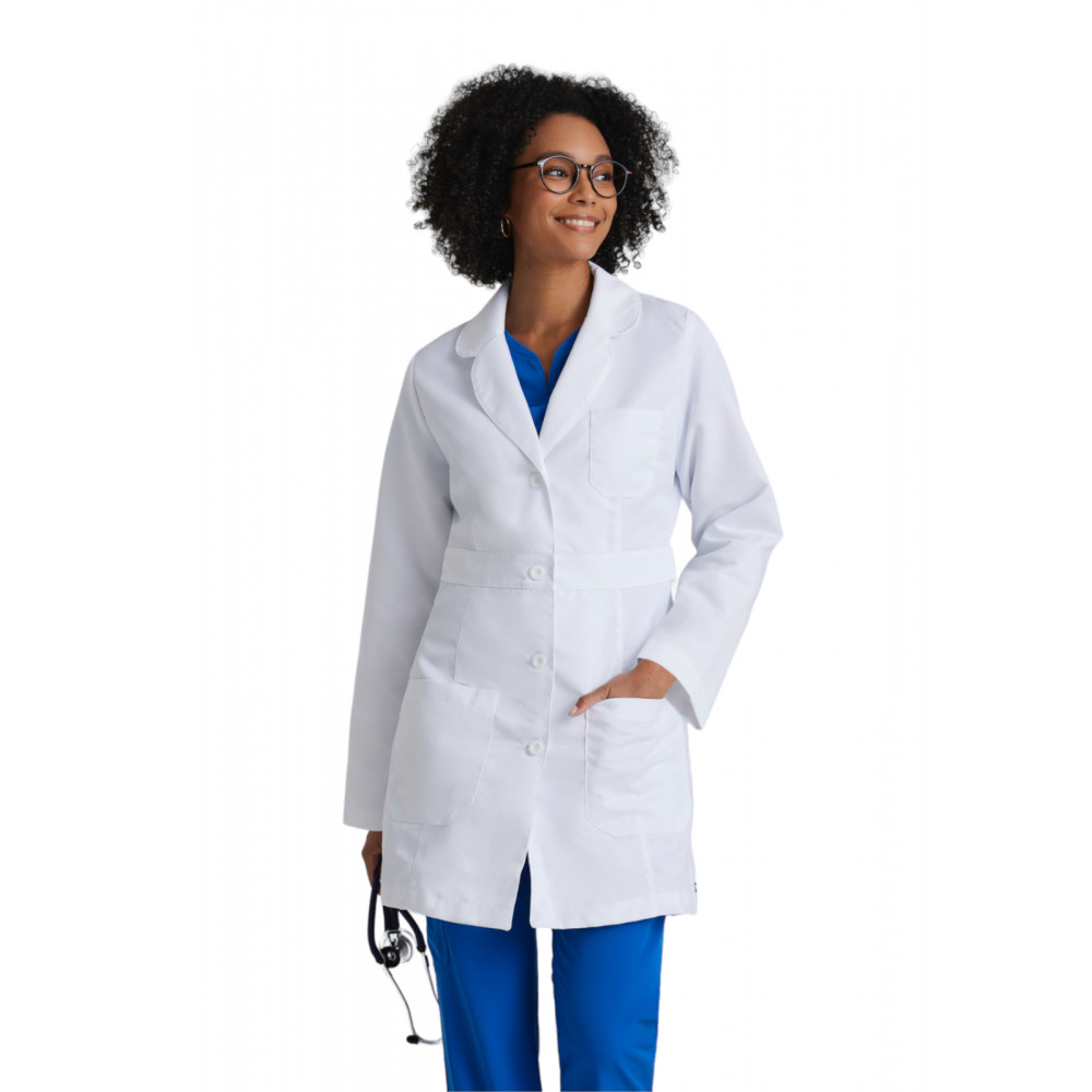 Grey's Anatomy Classic - Women's Three-Pocket 34" Mid-Length Lily Lab Coat