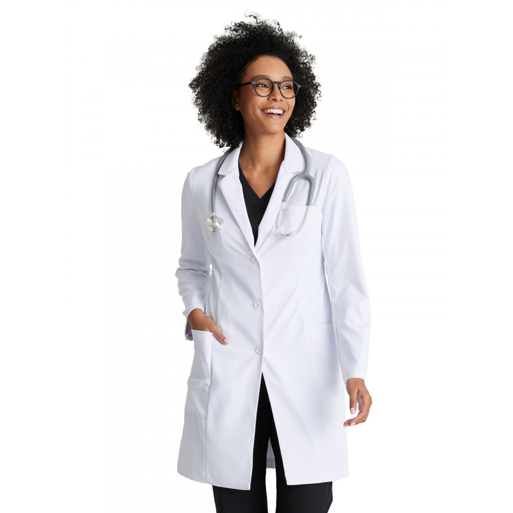 Barco Since 1929 - Women's Three-Pocket 35" Mid-Length Grace Lab Coat Barco Since 1929 - Women's Three-Pocket 35" Mid-Length Grace Lab Coat