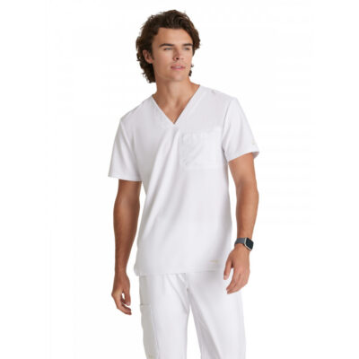 Grey's Anatomy Evolve Stretch - Men's One-Pocket V-Neck Journey Scrub Top