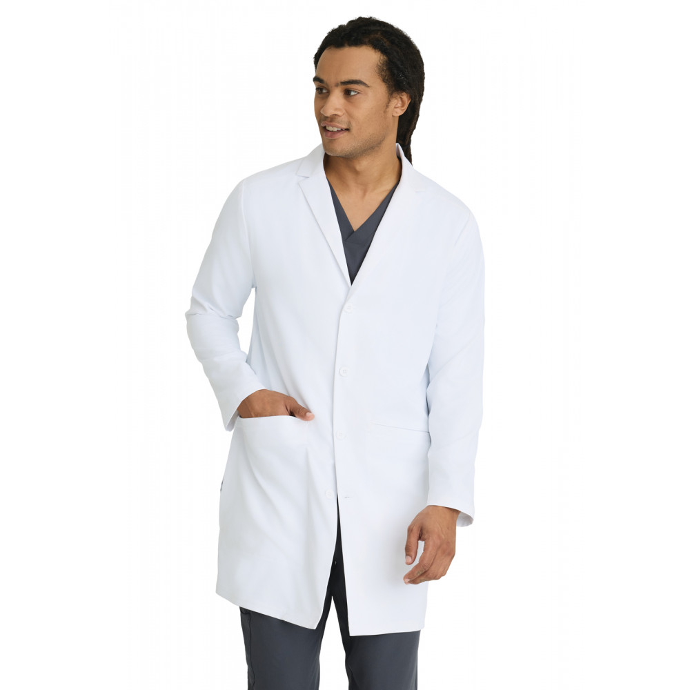 Skechers - Men's Three-Pocket 36" Mid-Length Emerge Lab Coat Skechers - Men's Three-Pocket 36" Mid-Length Emerge Lab Coat