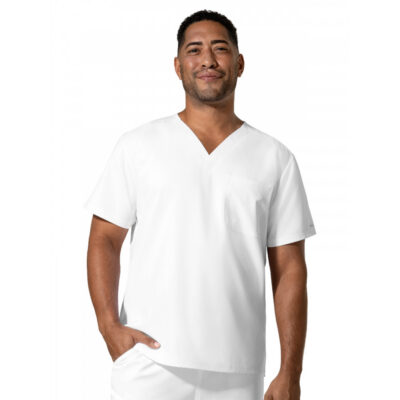 Wink - Nurtur - Unisex One-Pocket V-Neck Scrub Top
