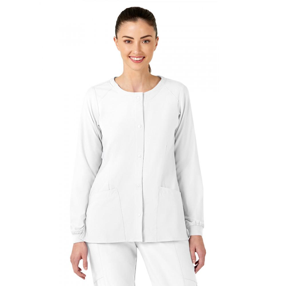 Wink - W123 - Women's Two-Pocket Crew Neck Jacket Wink - W123 - Women's Two-Pocket Crew Neck Jacket