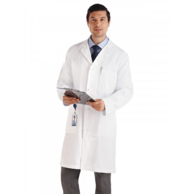 Meta Labwear - Men's Five-Pocket 40" Knot Button Lab Coat