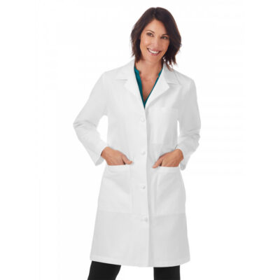 Meta Labwear - Women's Five-Pocket 38" Knot Button Lab Coat