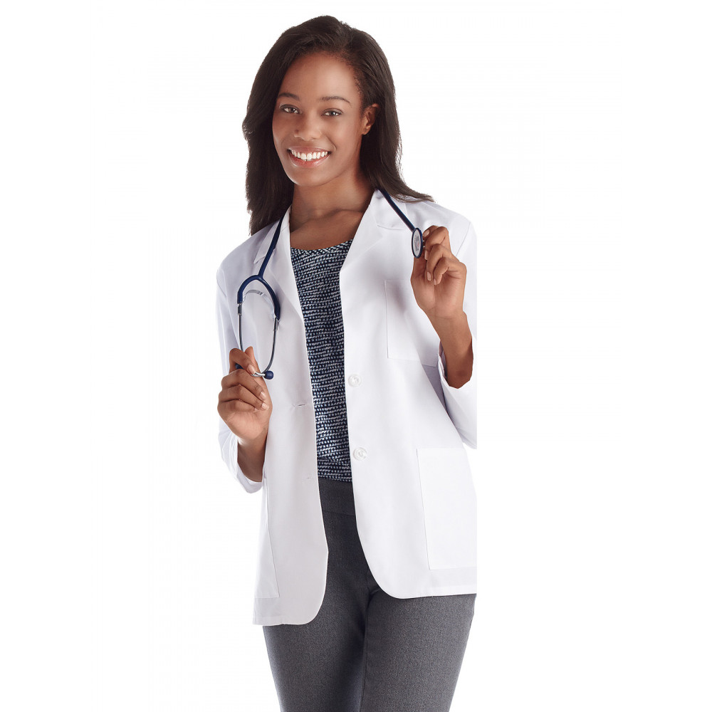 Meta Labwear - Women's Three-Pocket 28" Consultation Lab Coat Meta Labwear - Women's Three-Pocket 28" Consultation Lab Coat