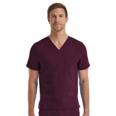 ScrubJoy Fit-4-All - Unisex One-Pocket V-Neck Top