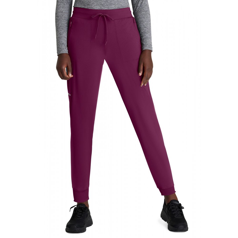 Skechers Slip-Ins - Women's Five-Pocket Ribbed Cuff Pace Jogger Scrub Pant Skechers Slip-Ins - Women's Five-Pocket Ribbed Cuff Pace Jogger Scrub Pant