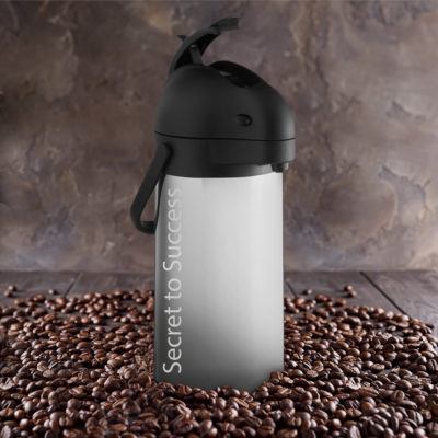 Personalized 3 Liter Stainless Steel Lined Airpot with Lever