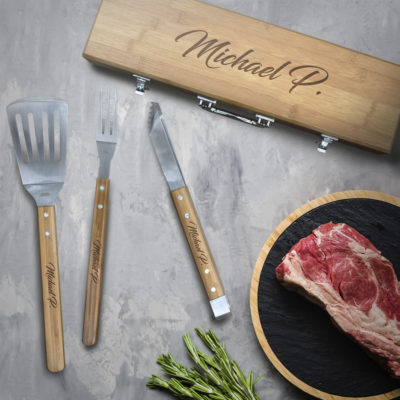 Personalized 3-Piece BBQ Set