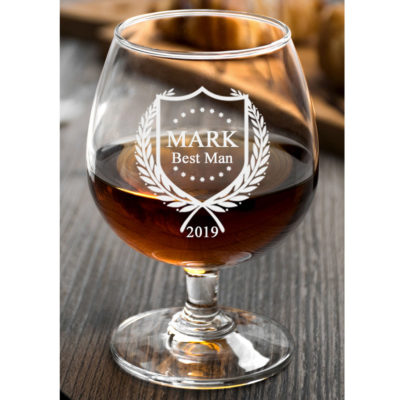 Personalized Brandy Glass - ShieldStar