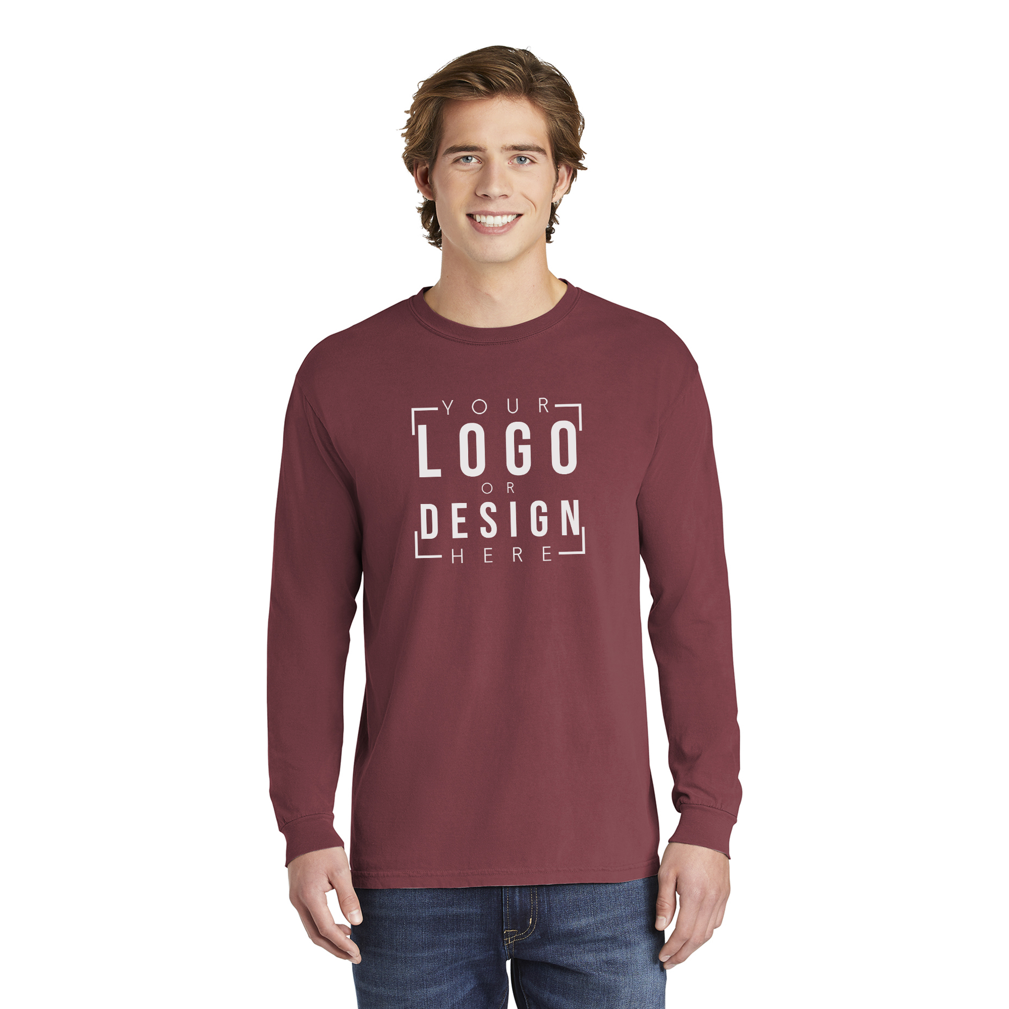 COMFORT COLORS Heavyweight Ring Spun Long Sleeve Tee. COMFORT COLORS Heavyweight Ring Spun Long Sleeve Tee.