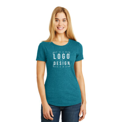 Gildan Ladies Softstyle Tri-Blend Short Sleeve Tee.