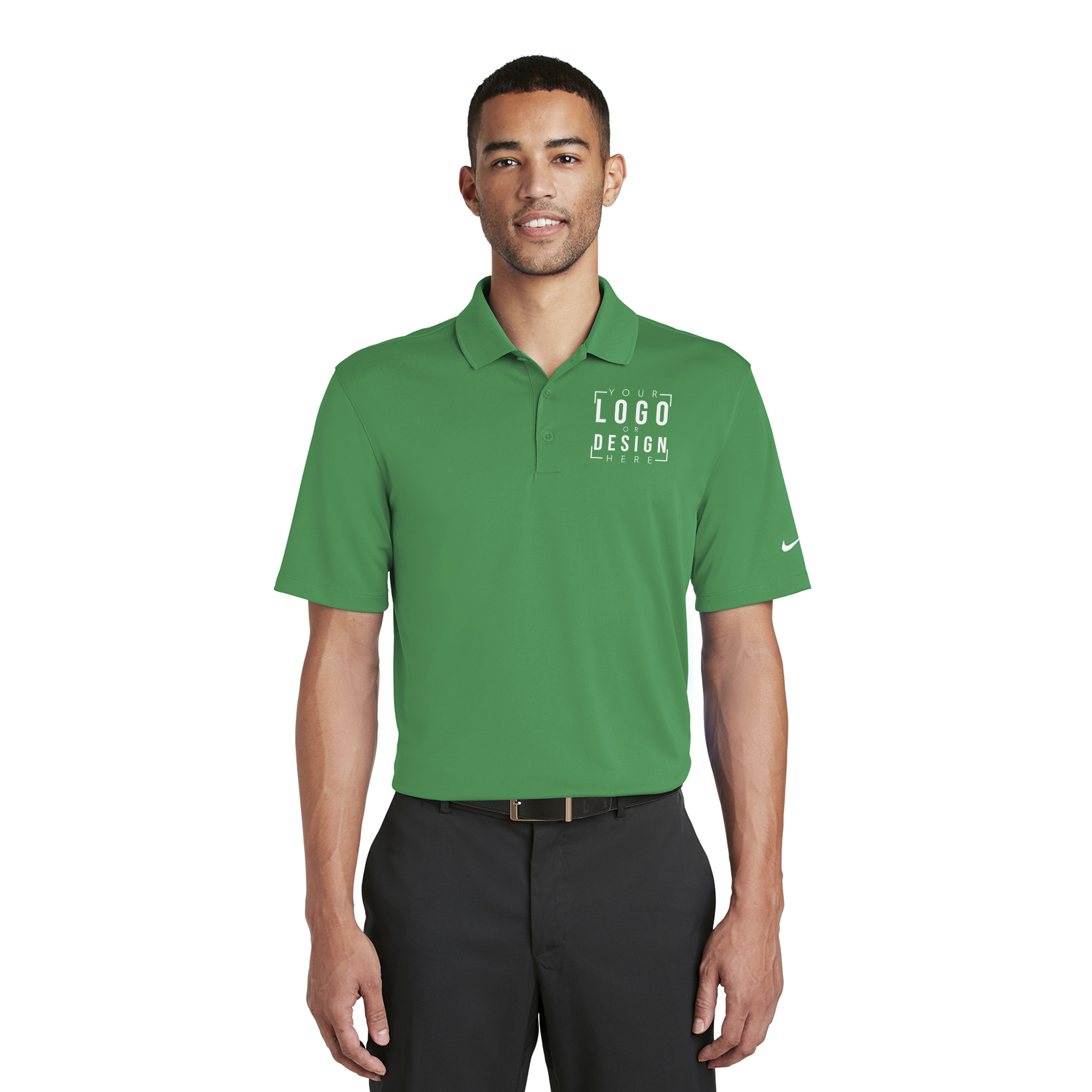 Nike Dri-FIT Players Polo with Flat Knit Collar Nike Dri-FIT Players Polo with Flat Knit Collar