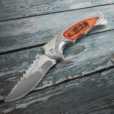 8.5" Folding Pocket Knife w/ Belt Clip